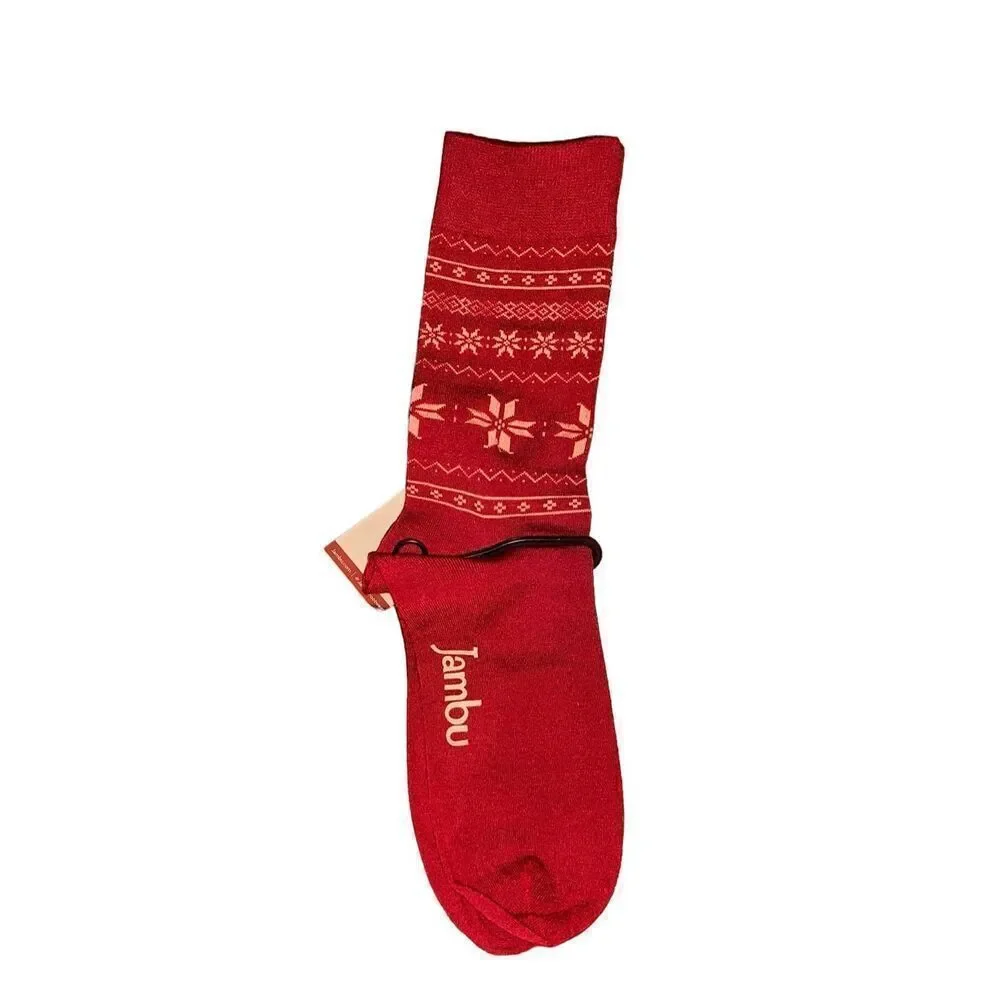NEW WITH TAGS Jambu & Co Womens Cozy Socks Size One size CUTE Crew Socks GREAT G